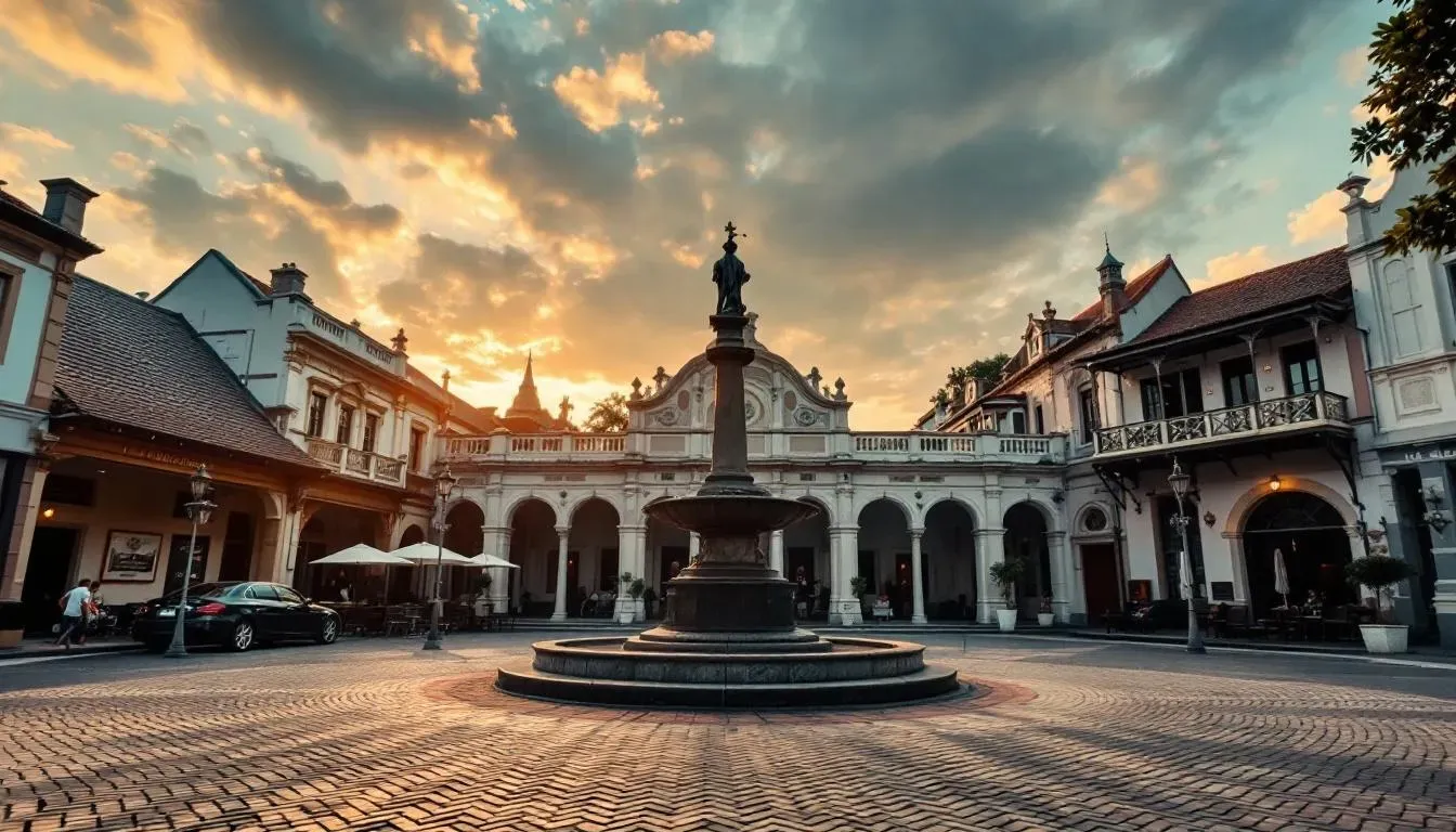 Filming location in Indonesia