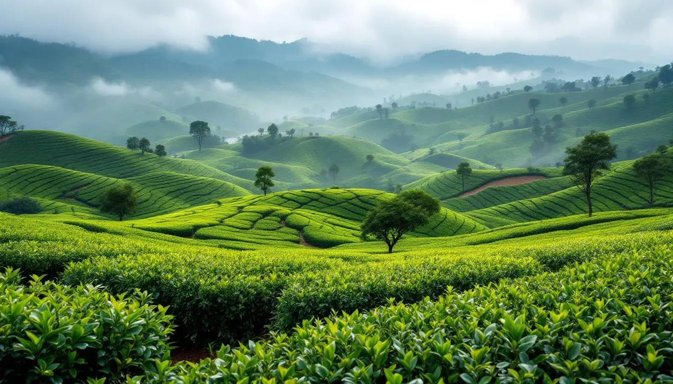 Bandung Tea Plantations - filming location in Indonesia